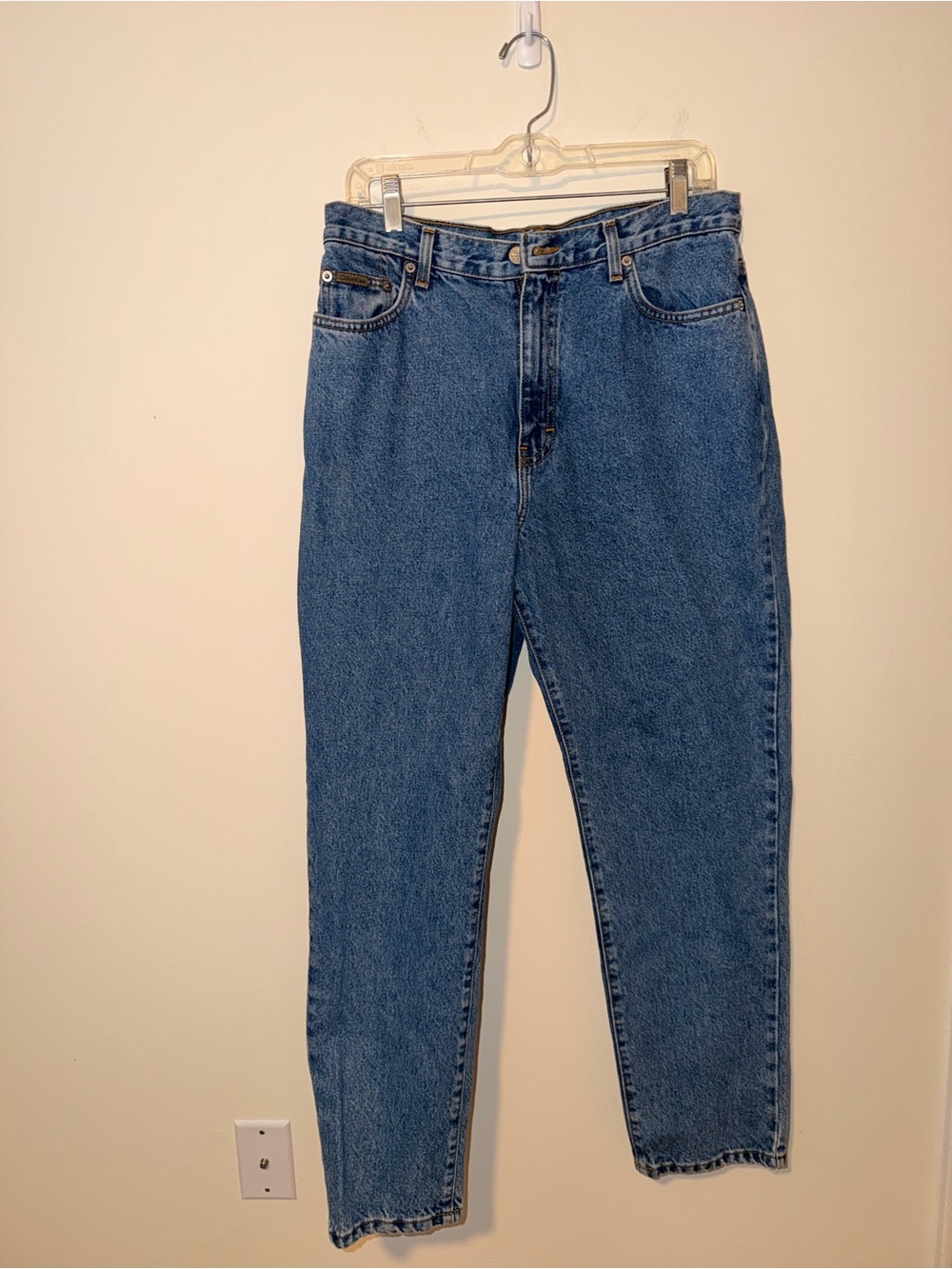 Calvin Klein Men's Dark Blue Relaxed Jeans